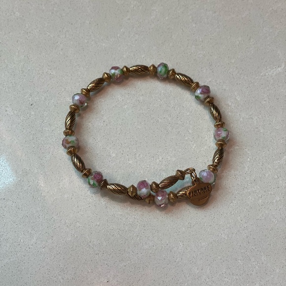 Alex and Ani Vintage Sixty Six Bracelet Gold - Picture 3 of 5